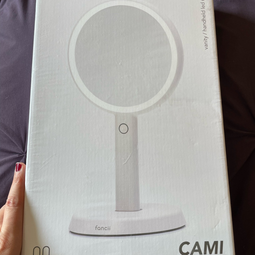 NWT Fancii White Vanity Mirror with LED Light